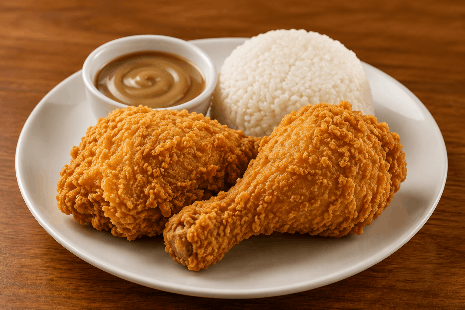 2 PC Chicken with Rice